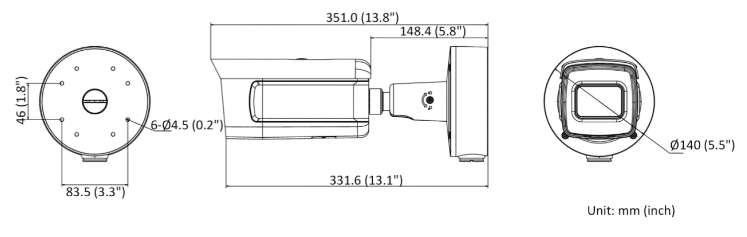 Hikvision iDS-2CD7A26G0-IZHS 2MP IP DeepInView Bullet 2.8-12mm MFZ